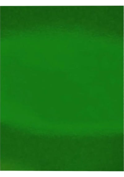 Aynalı Metalik Metalize Fon Kartonu Yeşil 50x70cm 1 Adet Tek Renk