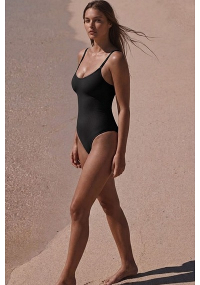 Fit Women Kadın Basic Çıtçıtlı Siyah ı Korse
