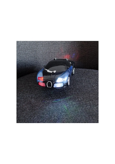 Transformers Mavi Robota Dönüşebilen Bugatti Araba Işıklı Sesli Müzikli Kendi Kendine Gezen 20 Cm