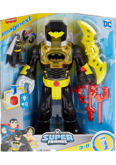 Imaginext Dc Super Friends Batman Insider Ve Exo Kostümü Hyg31 Süper Kahramanlar