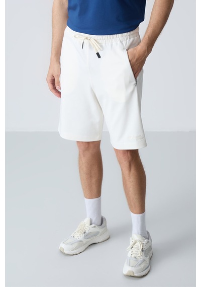 Air Jones Tommy Life Ekru Pamuklu Kalın Yumuşak Dokulu Standart Fit Basic Erkek Şort - 81276 Ekru Air Jones Tommy Life Ekru Pamuklu Kalın Yumuşak Dokulu Standart Fit Basic Erkek Şort - 81276 Ekru