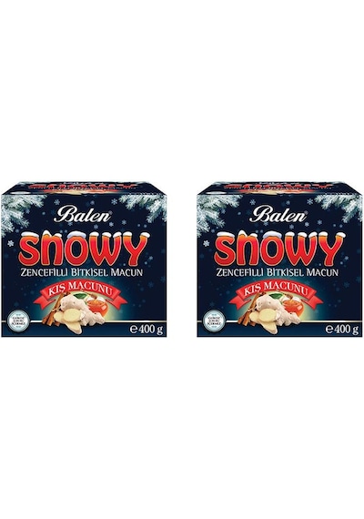 Balen Snowy Zencefilli Kış Macunu 400 G x 2 Adet