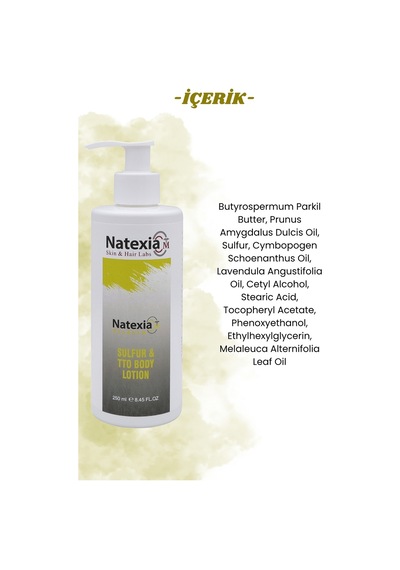 Natexia Yetişkinler İçin Scaderm Sülfür&tto Vücut Losyonu %12,5 250 Ml