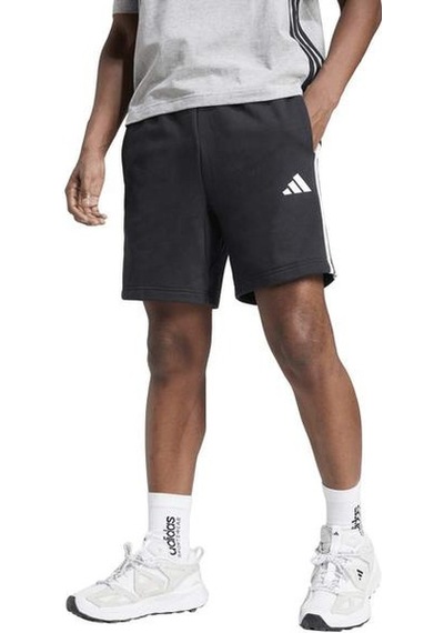 Adidas Essential 3-stripes French Terry Erkek Siyah Şort Siyah