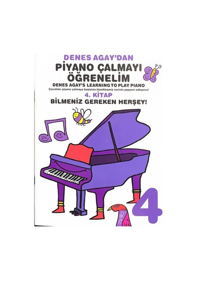 Denes Agay 'dan Piyano Çalmayı Öğrenelim 4. Kitap
