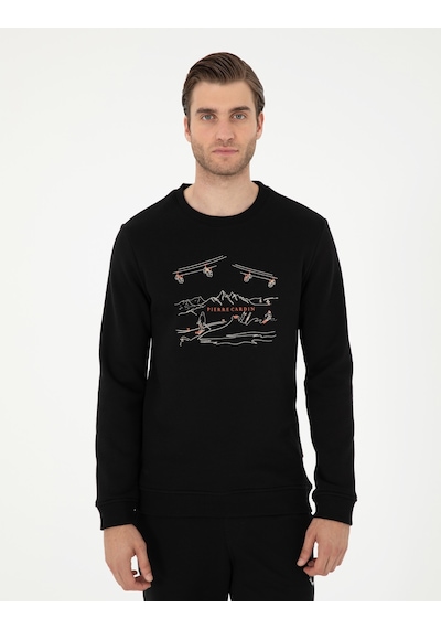 Pierre Cardin Erkek Siyah Sweatshirt 50298587-vr046 Siyah