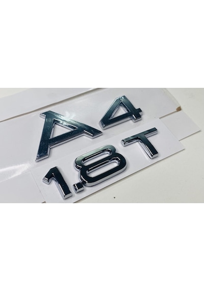 Audi 2008 - 2016 1.8t A4 Krom Arka Bagaj Yazısı Set