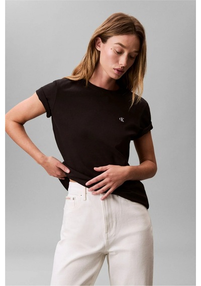 Calvin Klein Kadın Baskılı T-shirt-lv047b224gub1 SIYAH