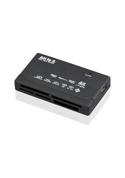 Mini Bellek Kart Okuyucu Hepsi Tek Kart Okuyucu Usb 2.0 480mbps Kart Okuyucu Tf Black