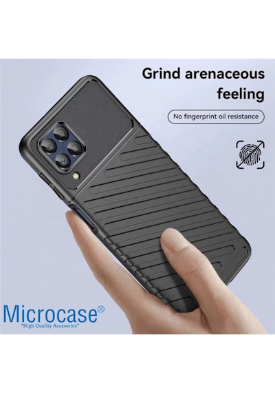 Microcase Galaxy M33 5G Thunder Serisi Kilif - Siyah 559421191