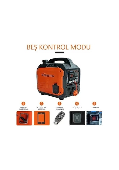 Webesten 24v 1800 W Dc Jeneratör 65 A