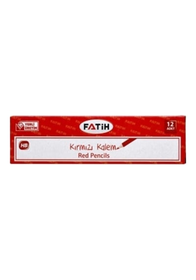 12li Hb Kırmızı Kalem Kırmızı
