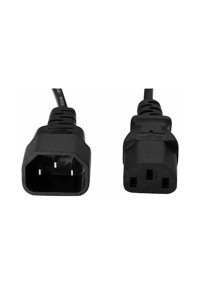 Powermaster Pm-567 C14 C13 Power Güç Kablosu Ara Uzatma 3x0.75mm 1.8 Metre Ups Pdu Kablosu 10a 250v