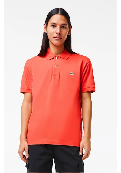 Lacoste Erkek Klasik Pike Kumaş Polo T-shirt Turuncu