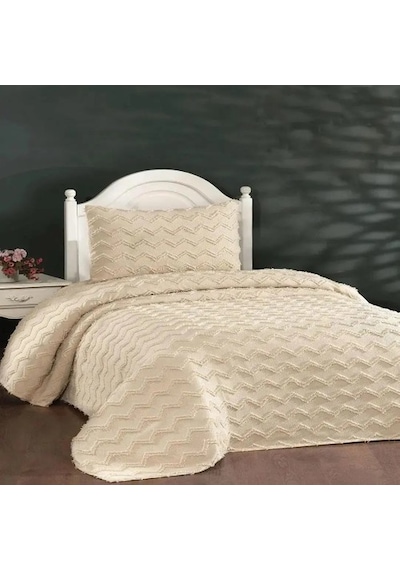 Veramoni Soft Zebra Tek Kişilik Yatak Örtüsü Battal Boy Siyah-beyaz