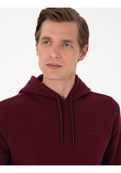 Pierre Cardin Erkek Bordo Sweatshirt 50314055-vr014 Bordo