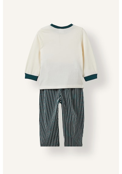Defacto 30/1 Forma - Flanel 2li Dokuma Pijama Erkek Bebek I3389a526wner118 Ekru-er118