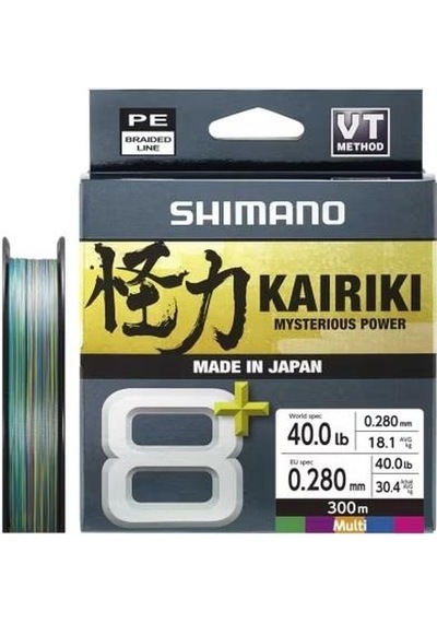 Shimano Kairiki 8+ 300 Mt 0.28mm İp Misina Multi Color
