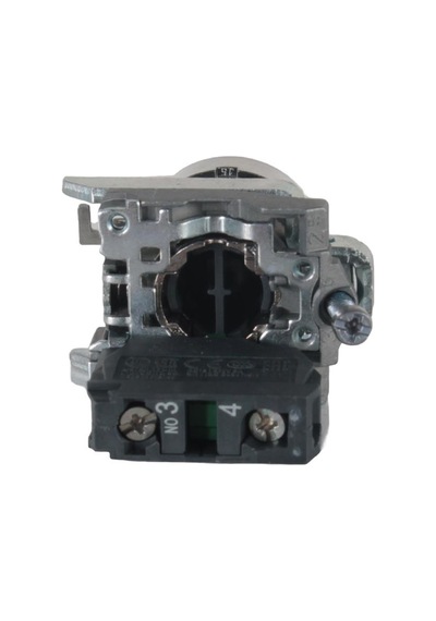 Schneider 22MM 1NA Metal Siyah Yaylı Buton - XB4BA21