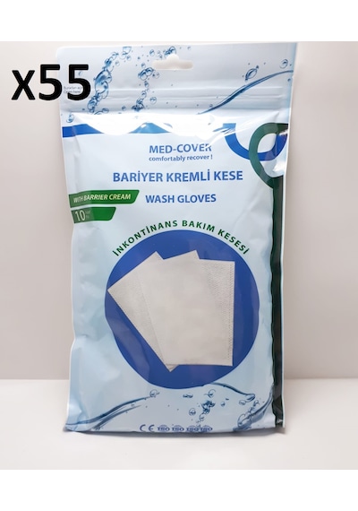 Med-Cover Bariyer Kremli Kese  55 Adet