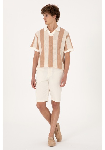 U.s. Polo Assn. Erkek Krem Şort / Bermuda 50300424-vr071 Krem