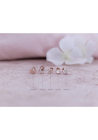 Sirius Pırlanta Agnes Tragus Piercing 0835e0007