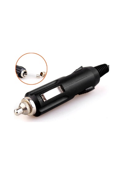 12v 2a Spiral Kablolu Çakmak Şarj Aleti 5.5x2.5mm Uçlu Sigortalı Çok Amaçlı Oto Çakmak Adaptörü