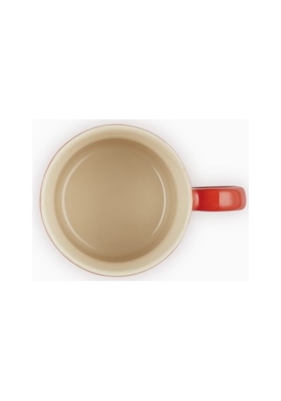 Le Creuset Seramik Cappuccino Kupası Lüks Ve Zarif Kupalar Kırmızı 2