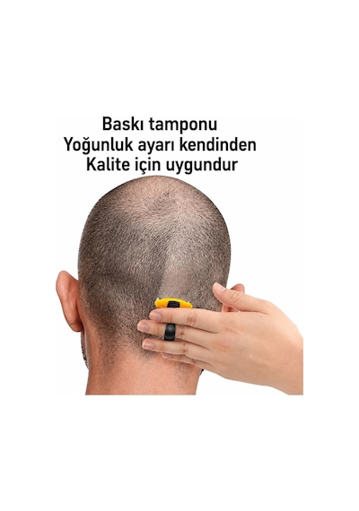 Valkyrie Parmak Tipi Saç Kesme Makinesi Ergonomik Mini Tıraş Aparatı Taşınabilir Hassas Saç & Sakal Düzeltici