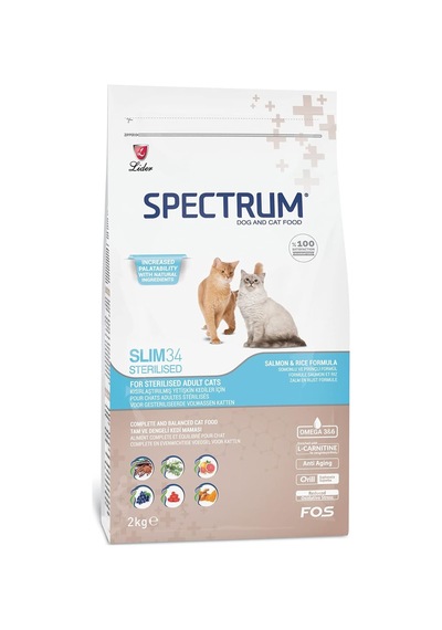 Slim34 Somonlu Light&sterilised Yetişkin Kedi Maması 2 Kg