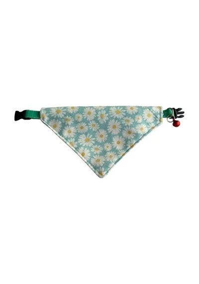 Cocopet Papatya Desenli Ayarlanabilir Fular Bandana Kedi Tasması