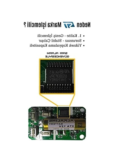 Wikom Uk-44 Akıllı Öğrenebilen Garaj Kepenk Otopark Bariyer Kumandası 434 Mhz 1. Kalite