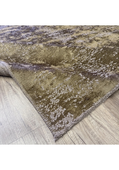 Hoom Rugs Arkaik Plz 14 Kahve Etnik Renkli Vintage Makine Halısı