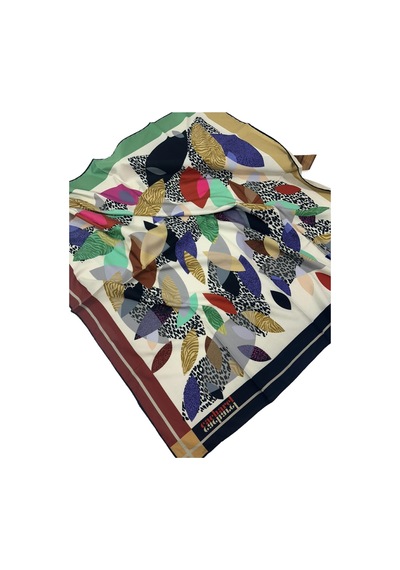 Cacharel Tivil Eşarp - Polyester Twill Kumaş - 7980314 - 90 X 90 / Gri - 914 Gri - 914