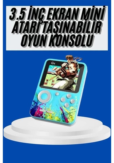 Çocuklara Özel 4k Hd Retro Oyun Konsol El Atari Taşınabilir 500 Oyunlu Mh-hs1943-6387