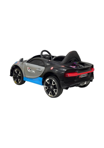 Bugatti 12 Volt Uzaktan Kumandalı Akülü Araba Hızlı Motor Gt Gri