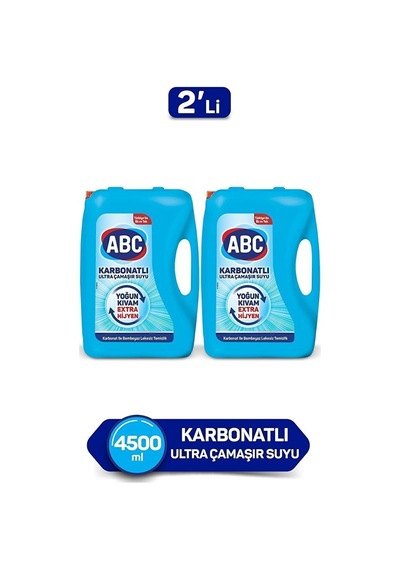 Abc Ultra Çamaşır Suyu Karbonatlı 3250 Ml 2'li Diğer