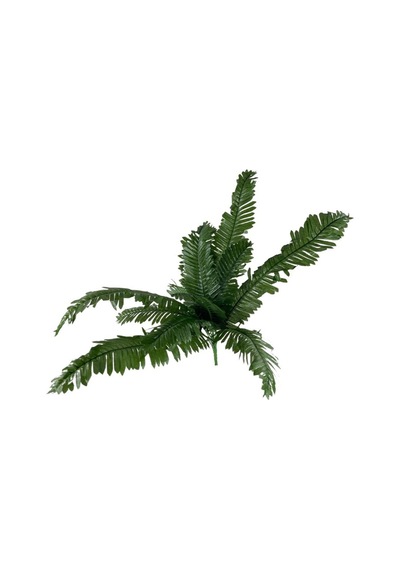 Yapay Çiçek 12 Yaprak Cycas Aşk Merdiveni Eğrelti Otu Sıkas Bitki