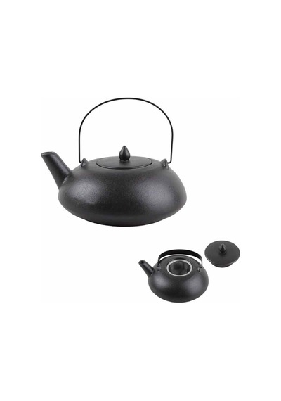 Porland Chai Kapaklı Demlik, Siyah 18.5 X 17.2 X 8.7 Cm Diğer