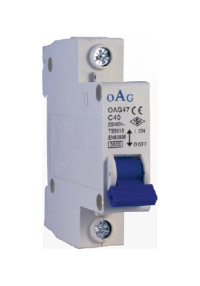Oag 1X10Amper C10 3Ka Tekli W Otomat Sigorta