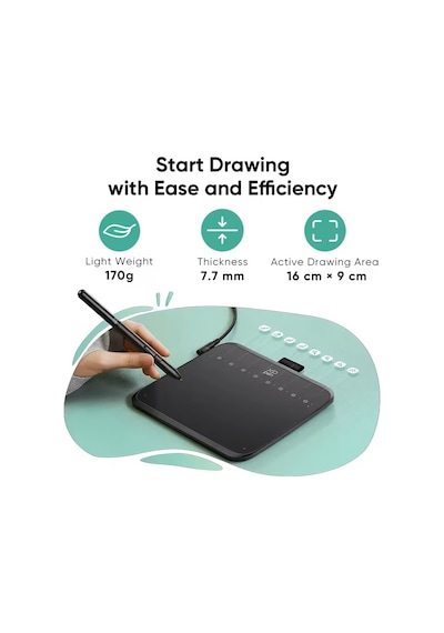 Xp-pen Deco 640 Grafik Tablet 16k 8 Tuş 60 Eğim Osu Android/windows/mac