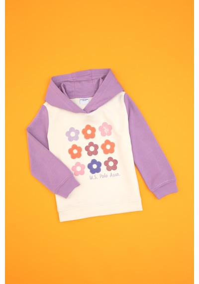 U.s. Polo Assn. Kız Çocuk Lila Sweatshirt 50318011-vr034 Lıla