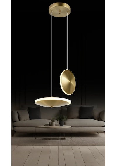 Astra 2'li Sarkıt Disk Led Avize 3046-q69-8w-eu Eskitme