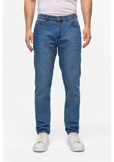 Backandbond Mavi Slim Fit Denim Pantolon Çok Renkli