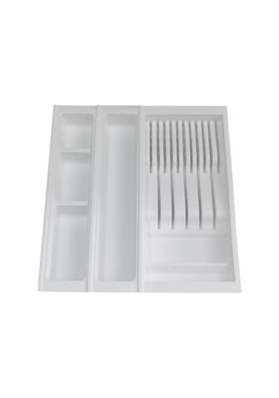 Mutfak, Modüler Bıçaklıklı Set, Beyaz, 41 x 48 cm (Boydan 3,5 cm Kesilebilir)