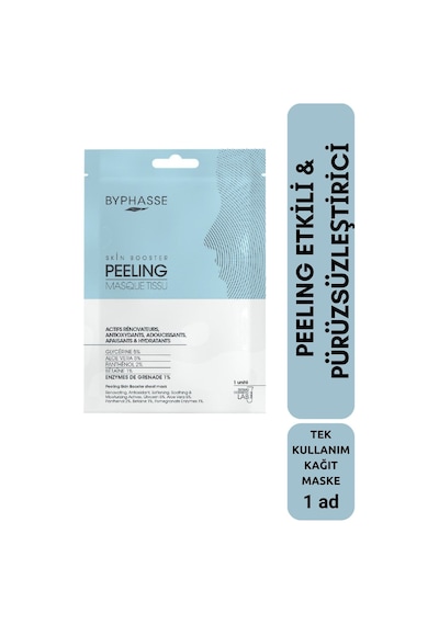 Byphasse Peeling Etkili Ve Pürüzsüzleştirici Skin Booster Kağıt Yüz Maskesi