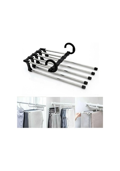 Hareketli Katlanabilir Askı Dolap Içi Kumaş Kot Pantolon Askısı Metal Metalik Cn Diğer