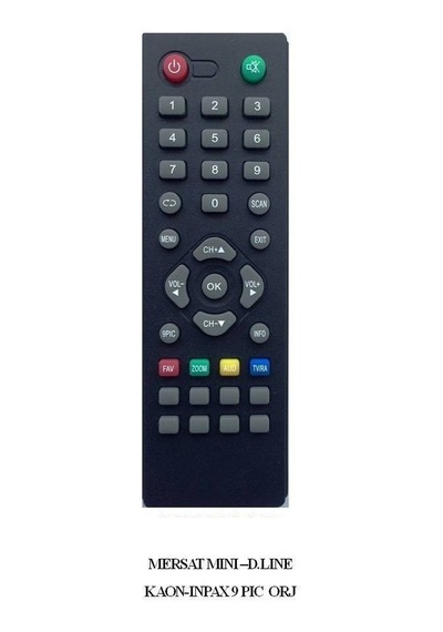 Mersat Mini Digiline Kaon Inpax 9Pic Uydu Kumandası