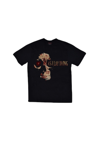Stoned&Fame Asilay Dying Baskılı T-shirt SIYAH