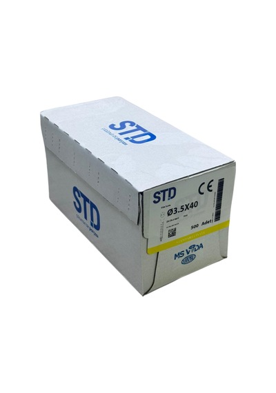 Cateksss 3,5x40 Std Sunta Vidası 500 Adet - 15 Li Paket 3.5 x 40